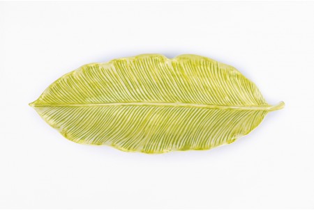 Plato Hoja 41.3x17.1x4.5cm Love&home