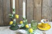 Portavelas 2 Limones Alto 15cm Love&home