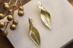 Pendientes Twirling Hoja