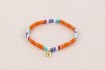 Pulsera Boho Abalorio Tila De Vidrio Bisu 25 Tlb190243g Coral Bisuteria 25
