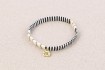 Pulsera Boho Abalorio Tila De Vidrio