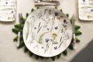 Plato Ovalado Filo Dorado 26cm Love&home