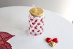 Vaso Con Tapa Bambú Corazones Love&home