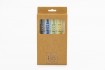Set De 4 Pajitas Bubbles Con Cepillo Love&home