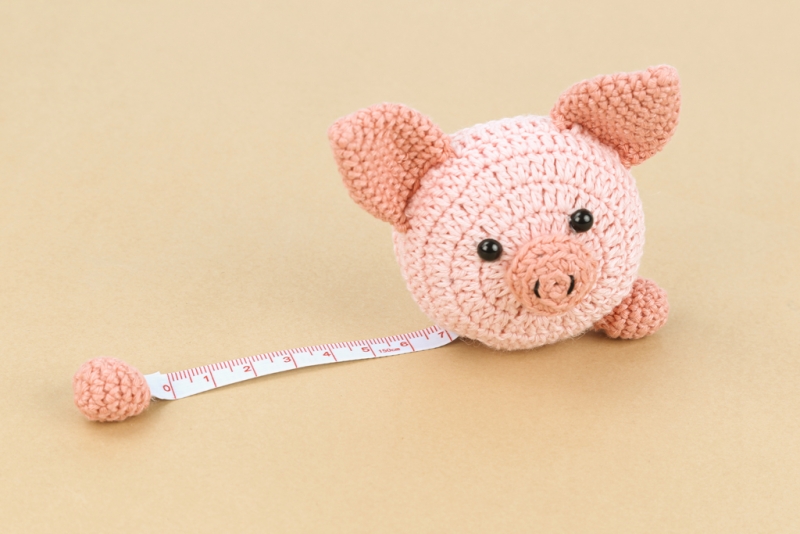 Cinta Metrica Extraible Cerdito Edición Limitada