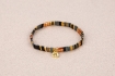 Pulsera Boho Abalorio Tila De Vidrio