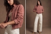 Chaqueta Bomber Con Bordados